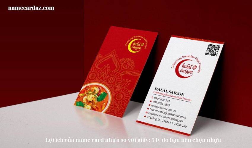 Lợi ích của name card nhựa so với giấy: 5 lý do bạn nên chọn nhựa