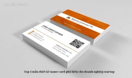 Top 4 mẫu thiết kế name card phổ biến cho doanh nghiệp startup