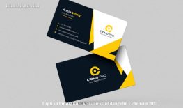 Top 6 xu hướng thiết kế name card đáng chú ý cho năm 2023